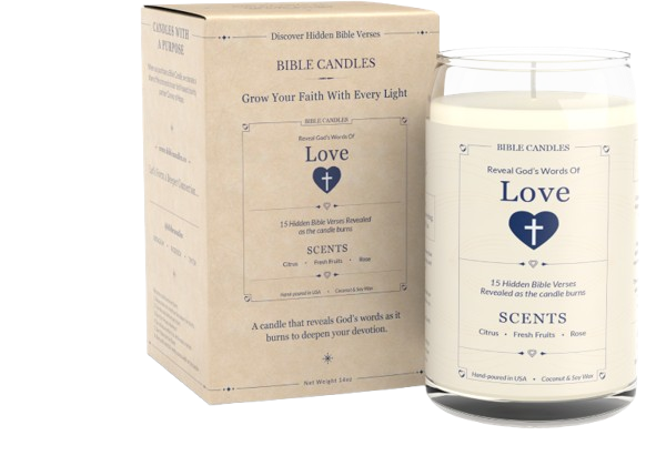 Bible Candles - Scented Candles Inspired by Bible Verses